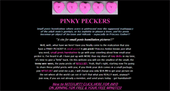 Desktop Screenshot of pinkypeckers.com