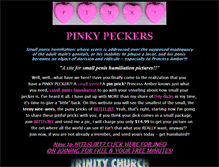 Tablet Screenshot of pinkypeckers.com
